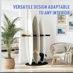Surf board holder rack