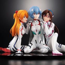 Evangelion Asuka Rei Mari Newtype Cover Ver Special Set Figure KADOKAWA