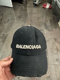 Balenciaga Black Baseball Cap