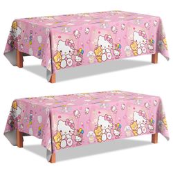 3pcs Hello Kitty Tablecloths (New, Unopened)