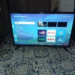 SHARP Roku Smart TV 32" Inch Remote control Includes 