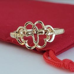 ❤️14k Size 6.5 Lovely Solid Yellow Gold Cocktail Ring!/ Anillo de Oro Diseño de Cocktail! 👌🎁Post Tags: Anillo de Oro