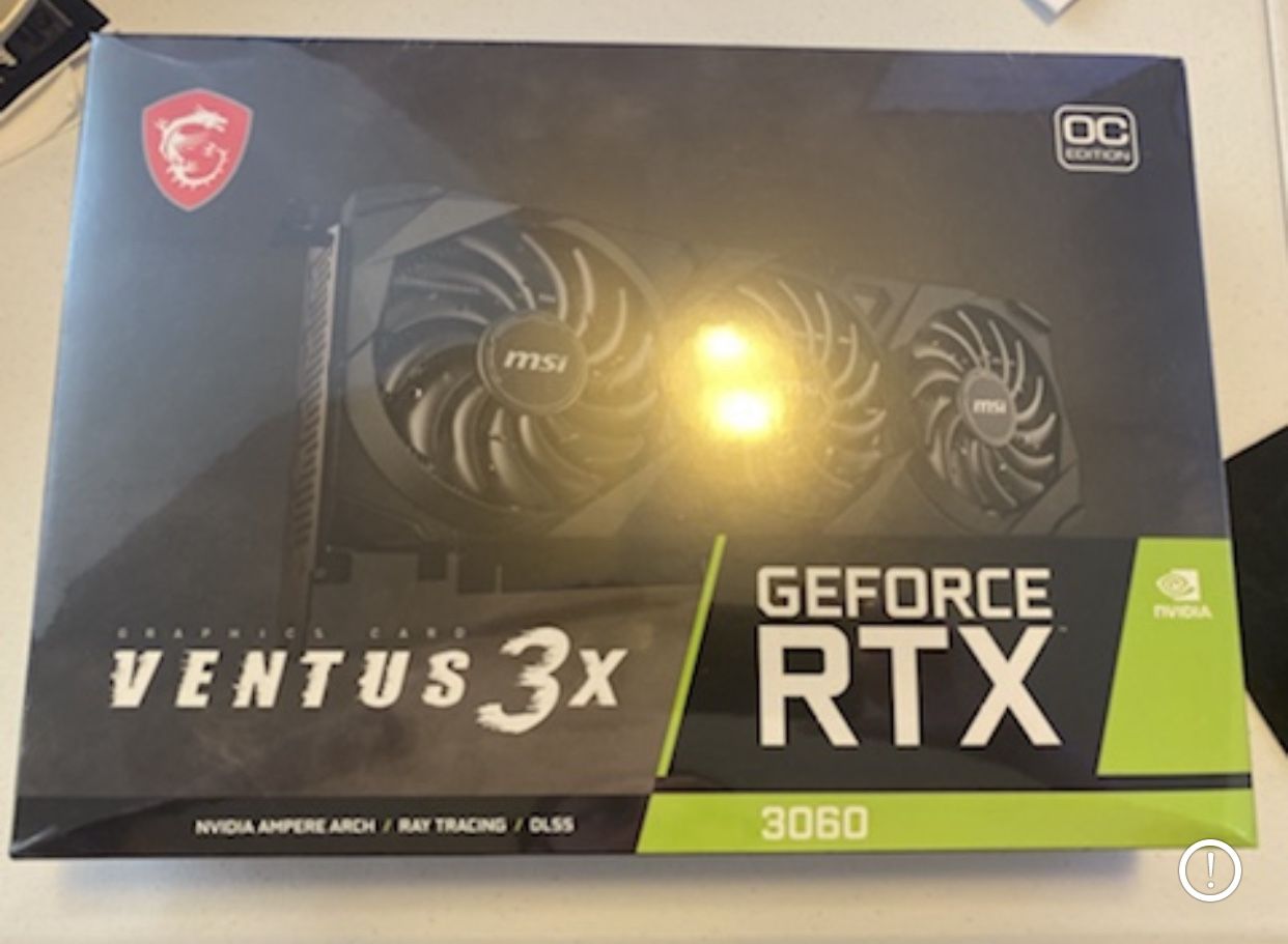 MSI - NVIDIA GeForce RTX 3060 Ventus 3X 12G OC - 12GB GDDR6