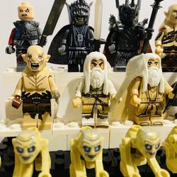 Lord of the Rings Sauron Minifigures Bundle | New Custom LEGO Compatible Toys