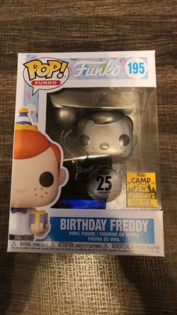 Funko #195 Birthday Freddy Funko (Metallic) POP! 2023 Camp Fundays LE 600