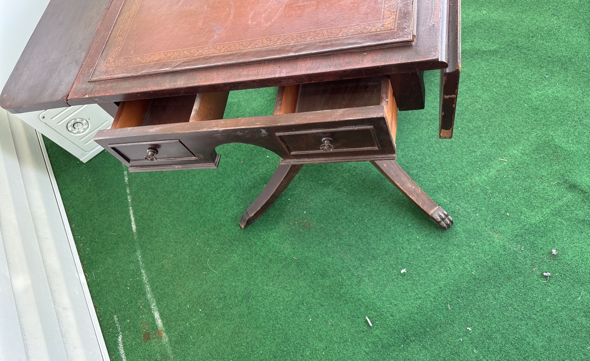 Antique Table With Four Chairs,