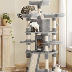 NEW Cat Tree Tower, 67 Inches Multi Level Cat Tree W/ Cozy Perches & Sisal Scratching Posts !