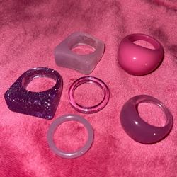BARBIE RESIN RINGS