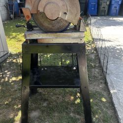 Cut Off Saw With Stand 
