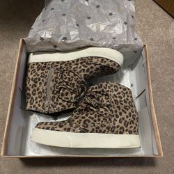 Leopard Wedges