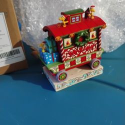 Christmas Caboose Figurine