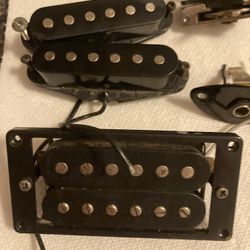HSS Pickups, 5 Way Pickup Selector, Jack And 2 Pots W/ Screws 