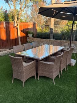8 person outdoor dining set
