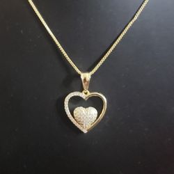 Cadena Bañada En Oro 14k