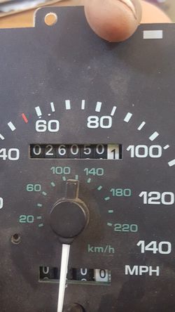 90-93 mustang gt speedo with 26,050 miles on it