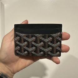 Goyard Wallet Saint Sulpice Card Holder Coated Canvas