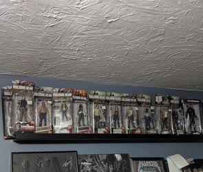 The Walking Dead Figure Collection Lot — 12 Sealed Figures — Rick, Carl, Michonne + More