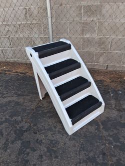Foldup Pet stairs Pickup 2-11 pm rainbow/charleston cash only read description