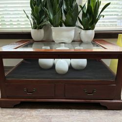 2-piece Cherry Ethan Allen Display Side Tables