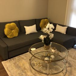 IKEA Couch with Storage and Sleeper 