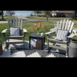 Poly Rocking Chairs, New, Will Last 25 Years, You Get Both, Available Yes