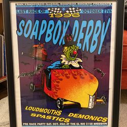 San Francisco Illegal Soapbox Derby - 1996 Poster