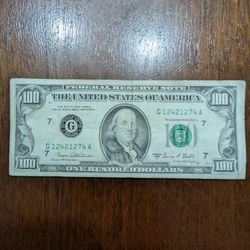 100 Dollar Bill Circulated Series 1969C