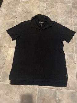 Todd Snyder Polo Shirt Men’s M Black Johnny Collar  Classic Made In USA