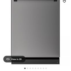 IKEA ESSENTIELL Built-in dishwasher, black Stainless steel, 24 "