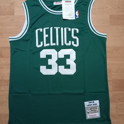 Larry Bird Boston Celtics Green Jersey 