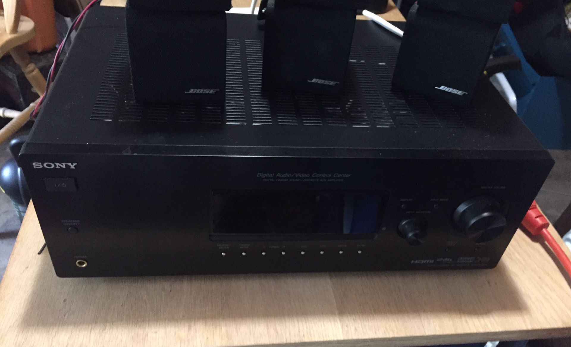 SONY RECEIVER WITH BOSE SPEAKERS