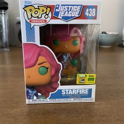 STARFIRE SDCC FUNKO POP JUSTICE LEAGUE