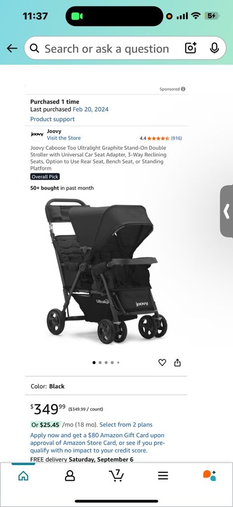 Joovy Caboose Ultralight
