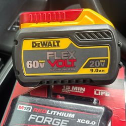 Dewalt 60v Flex volt Lithium Ion 9.0ah Battery 