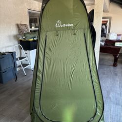 Wolfwise Pop Up Shower Tent, Portable Instant