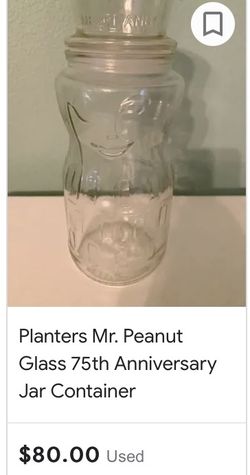 Vintage 75th Year Birthday Jar