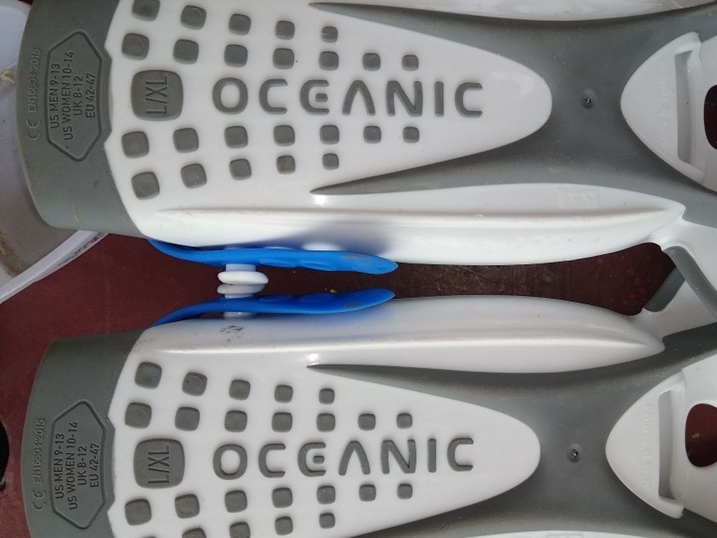 Oceanic Set Fins XL Size.