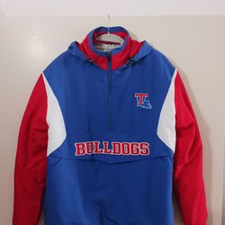 Russell Louisiana Tech Jacket/windbreaker Bulldogs Red & Blue Rare🔥 Streetwear Fashion 