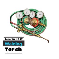 Generic Welding Torch 143T With 2 Hoses & Regulators