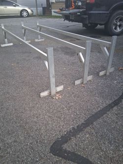 Aluminum ladder racks for box truck or enclosed trailer