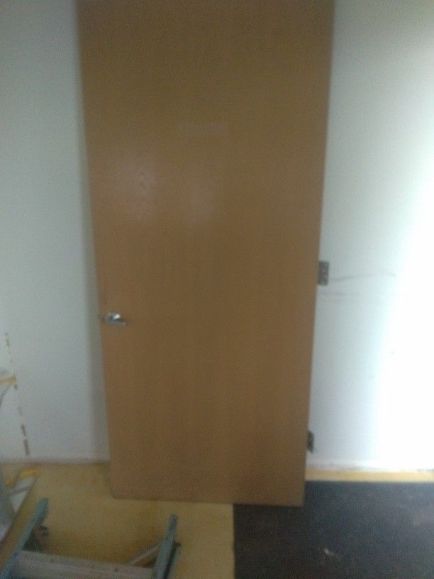 Two Solid Wood Doors