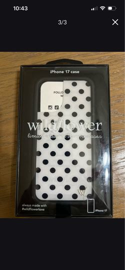 17 iPhone case wildflower