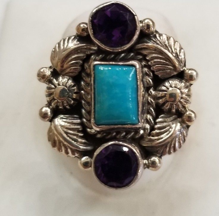 Sterling Silver Ring By Running Bear
