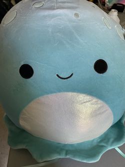 Squishmallows Official Plush 14 inch Selema the Blue Jellyfish - Ultra Plush