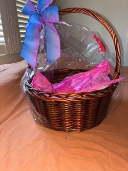 Large Brown Gift Basket