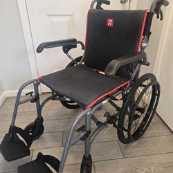 Lightech mobility Self Propelled Wheelchair, 24lbs Ultra Lightweight Wheelchair, silla de ruedas