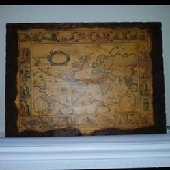 Nova Totius Terrarum Orbis Geographica Ac Hydrographica Tabula," a world map created by Moses Pitt