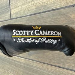 Scotty Cameron The Art of Putting Putter Head Cover PLUS FREE BONUS!