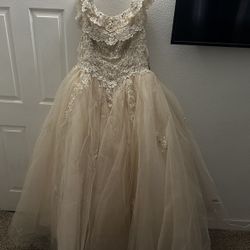 Champagne Quince Dress