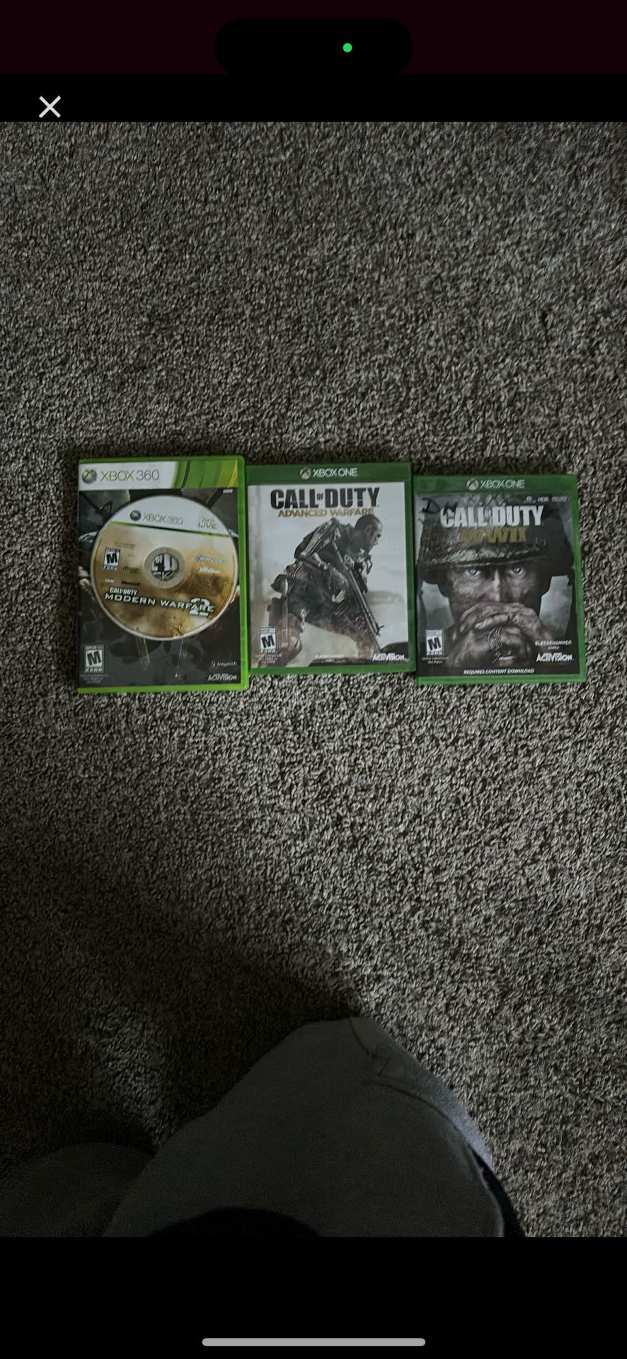 Call of duty games Xbox one and 360